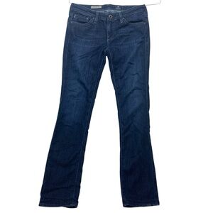 Adriano Goldscheid 26 the Ballad Slim Boot Women's Blue Jeans AG dark wash